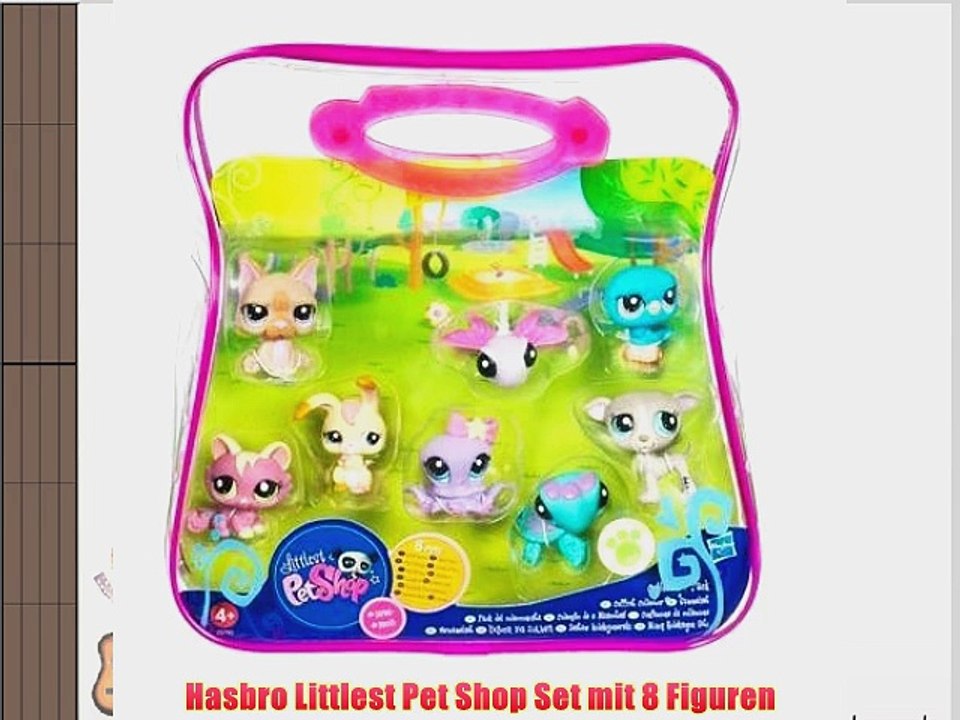 Hasbro Littlest Pet Shop Set mit 8 Figuren