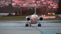 Bulgarian Air Charter - McDonnell Douglas MD-82 LZ-LDM - Sunset Takeoff from SPU/LDSP Split airport