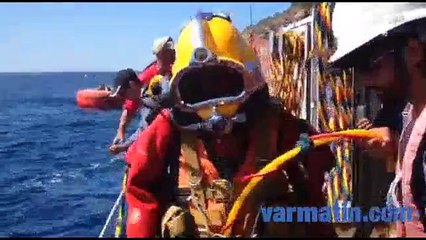 120 bouteilles de vin de Bandol immergées au large de Saint-Mandrier