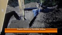 French Drain or Perimeter Drain