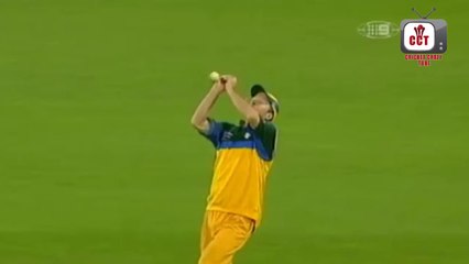 Five attempts for a catch. Very funny