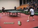 TIMO BOLL ping-pong scambio spettacolare