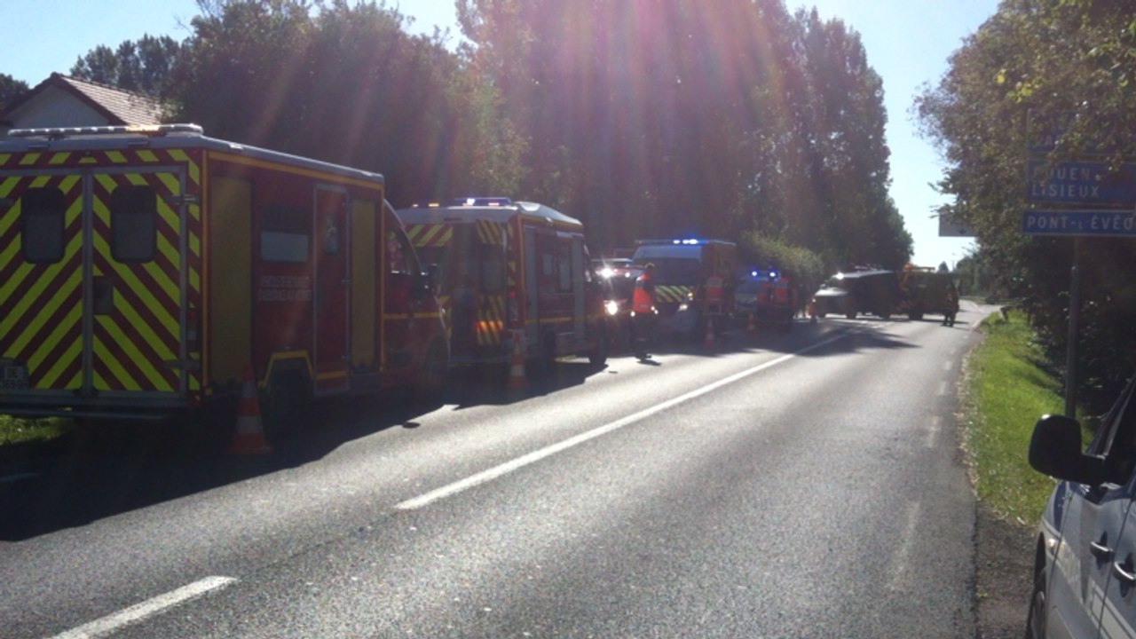 Collision de deux mini-bus