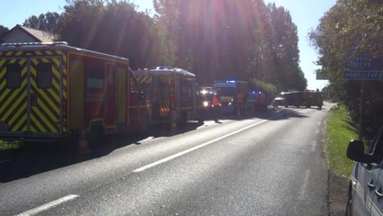 Collision de deux mini-bus