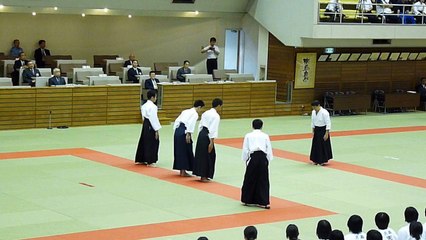 Aikido Yoshinkan- Kimura Shihan demonstration - Tokyo Metropolitan Police