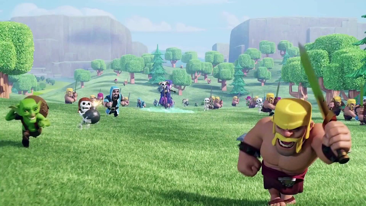 Clash of Clans - Barbarian, Hog Rider, Larry Trailer (TV Commercial) (Funny)