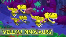 Learn Colors With Dinosaurs -  Learn Teach Colours, Baby Toddler Preschool Nursery Rhymes