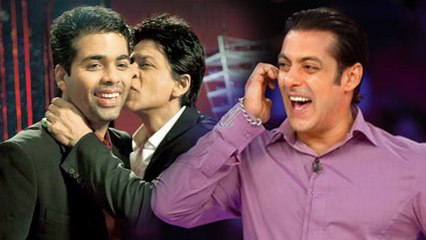 Salman Khan FUNNY COMMENT On Karan Johar & Shahrukh Khan's RELATIONSHIP