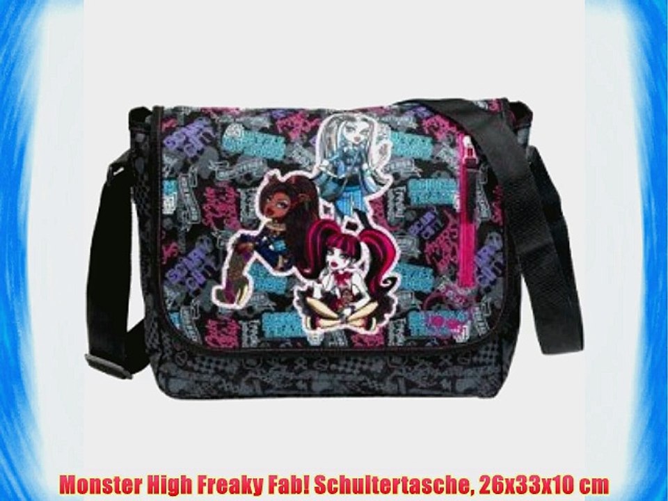 Monster High Freaky Fab! Schultertasche 26x33x10 cm
