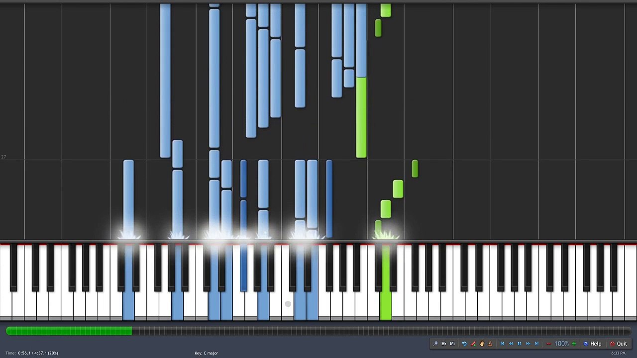 Persona 2 : Innocent Sin - Velvet Room (Piano)[Synthesia][HD]