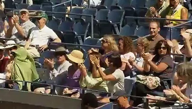 WTA 2009 US OPEN 2R Elena Dementieva vs Melanie Oudin Highlights【1】