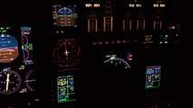 Night Landing a Cessna Citation Landing Nashville Tennessee