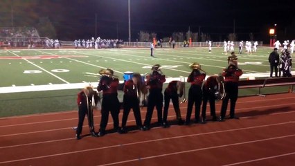 Trombone players having a crazy "suicide" routine!