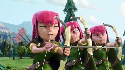 Clash Of Clans Game ●HAPPY NEW YEAR ● FULL Animation Movie Official Game Commercial