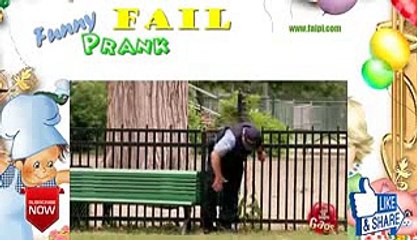 Funny Cop Loses His Pants Climbing Over Fence! u VIoKhuizg