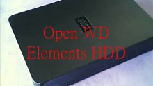 Open (Take Apart) WD Elements External Hard Drive