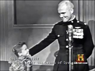 Maj. John Glenn Jr. - "Name That Tune" - 10/4/57