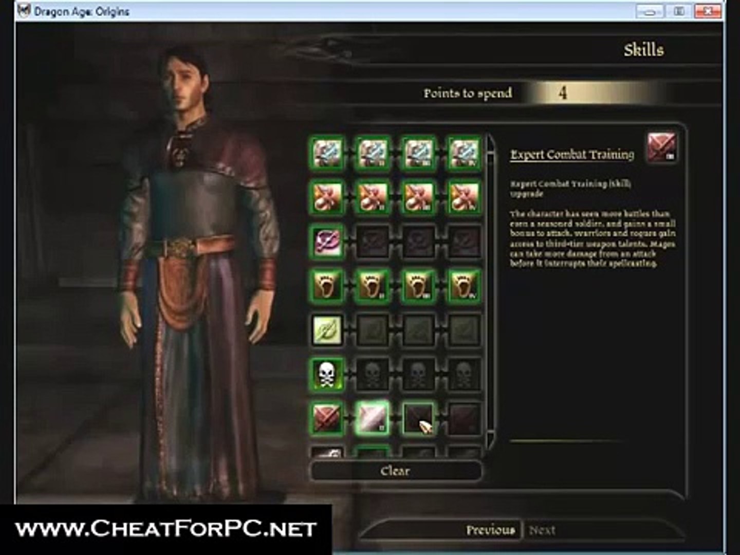 Dragon Age Origins Cheats Max Attributes Skills Spells Video Dailymotion