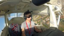 Solo flight - Cessna 152 - Cockpit - GoPro Hero 2 HD