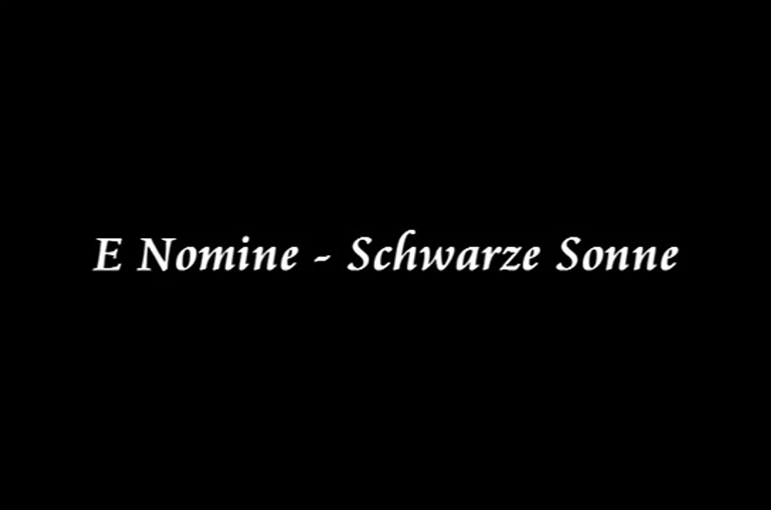 E Nomine - Schwarze Sonne