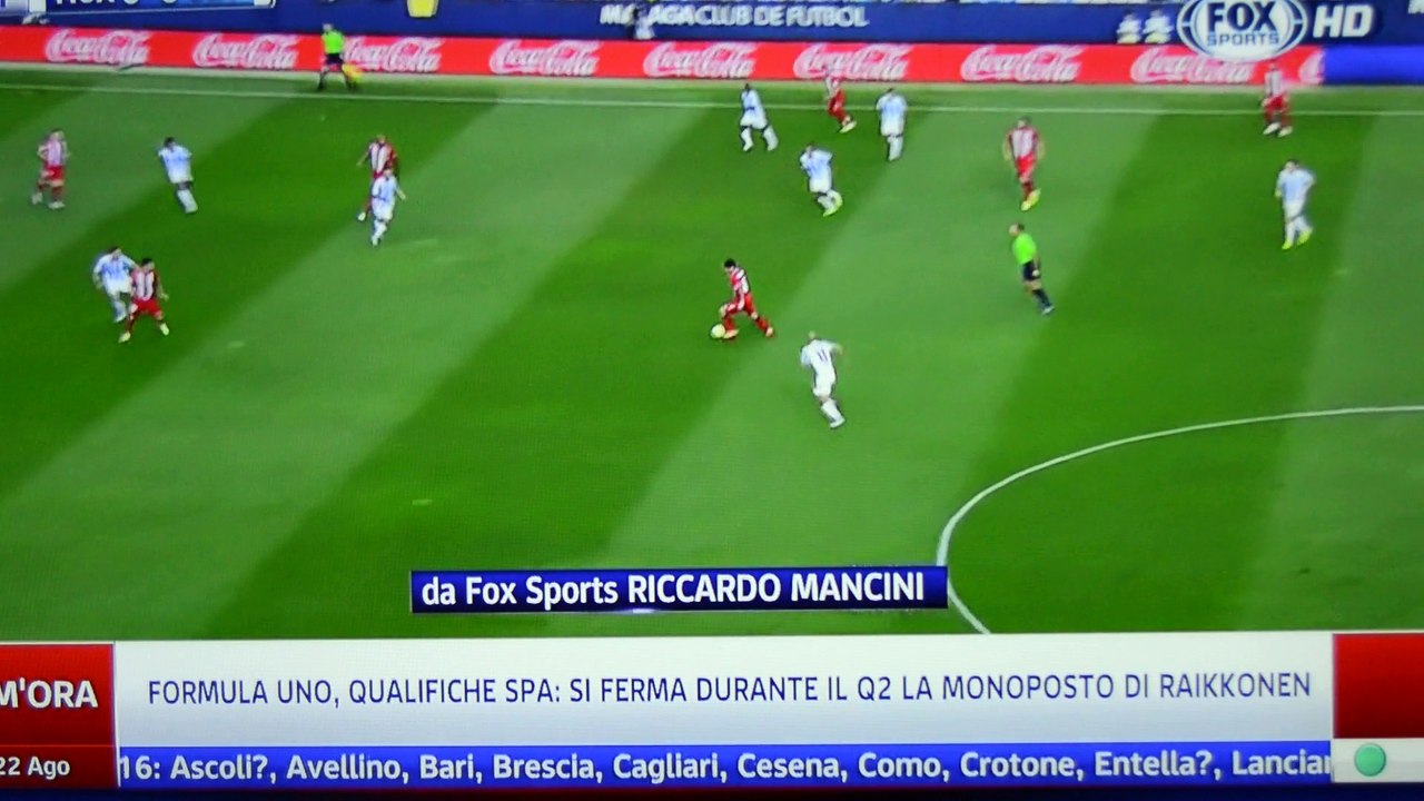 Malaga-Siviglia 0-0 Liga  Prima Giornata 21/08/2015