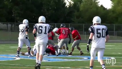 Up and coming Patriot scrimmages former state champion Stone Bridge