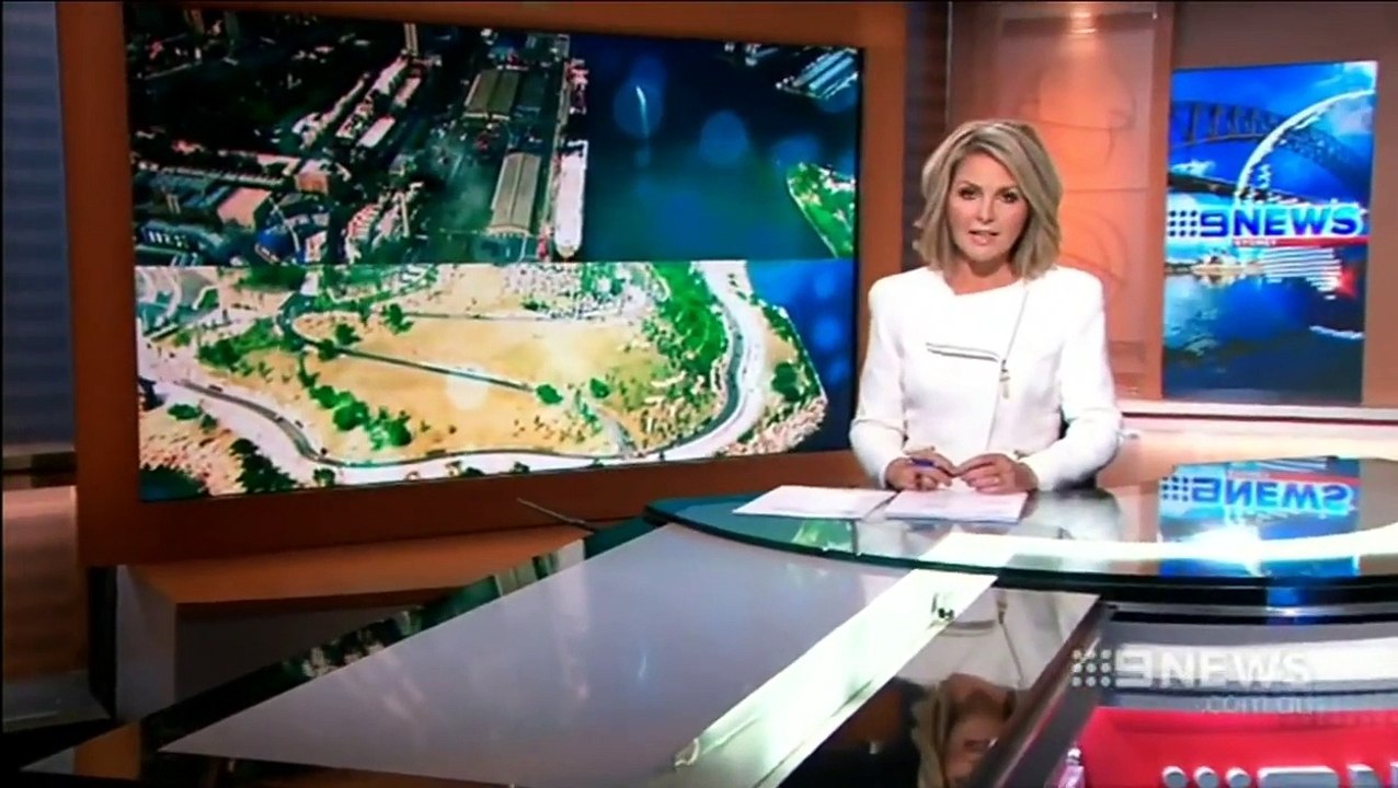 Nine News Sydney - Opener & Barangaroo Reserve Point Report 22.08.2015