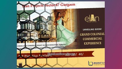 Elan Commercial Retail Space Sector 67 Gurgaon @+91 7042004271