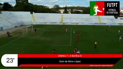 Golo: Atlético 1 - 0 Benfica B [HD]
