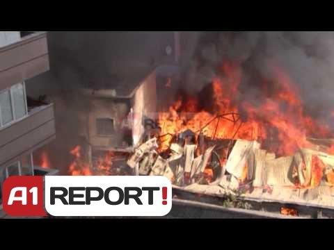 A1 Report - Durrës, përfshihet nga flakët një punishte druri, s’ka të lënduar