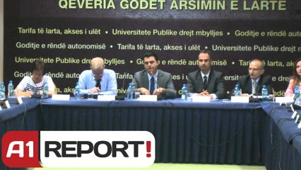A1 Report - Reforma në arsimin e lartë, Basha: Goditje fatale, nxit klientelizmin