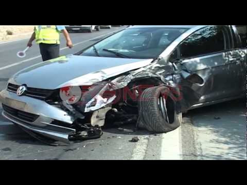 Aksident në Lezhë- Balldre, përplasen dy makina , 6 të plagosur- Ora News- Lajmi i fundit-