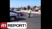 A1 Report - Videolajm / Aksident në Lezhë, një nga makinat përfundon në kanal