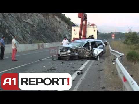 A1 Report - Aksident në Rrugën e Kombit 10 persona të plagosur rëndë
