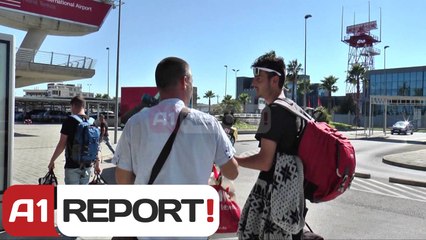 A1 Report - Mbërrin në Rinas aeroplani me 70 azilkërkuesit nga Gjermania