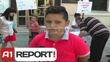A1 Report - Fëmijët korçarë 'revoltohen',peticion  Filos për rikthimin e kinemasë