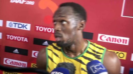 Athlé - ChM - 100m : Bolt «Etre détendu»