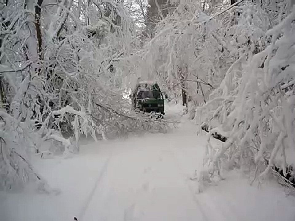 T3 Vw Syncro 16 in Winter Wonderland