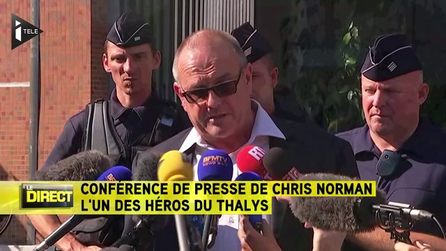 Chris Norman, l'un des héros du Thalys, raconte l'attaque