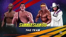 WWE 2K15 Andre the giant virgil vs Macho Man Hulk Hogan