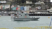 Dartmouth Harbour Traffic Devon England UK Navy Fishing Ferries