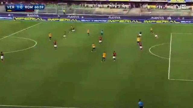 Bosko Jankovic GOAL - Hellas Verona vs AS Roma 1-0