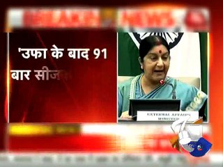 No talks with Pakistan if Kashmiri leaders involved, Sushma Swaraj