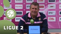 Conférence de presse Evian TG FC - Chamois Niortais (0-0) : Safet SUSIC (EVIAN) - Régis BROUARD (CNFC) - 2015/2016