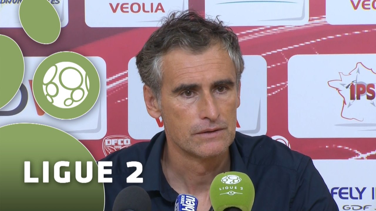 Conférence de presse Dijon FCO - RC Lens (2-0) : Olivier DALL'OGLIO (DFCO) - Antoine  KOMBOUARE (RCL) - 2015/2016