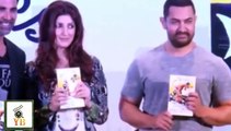 Aamir Khan & Akshay Kumar  Unveiling Book @ Twinkle Khanna's Book Mrs. Funnybones Launch