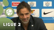 Conférence de presse Tours FC - AJ Auxerre (3-1) : Marco SIMONE (TOURS) - Jean-Luc VANNUCHI (AJA) - 2015/2016
