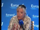 Marine Le Pen Parle de  la Crise financière et de la montée  du Chomage en France