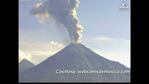 Mexico Volcano Erupts, Spewing Ash