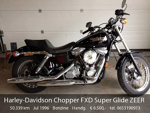 Harley Davidson Chopper FXD Super Glide ZEER NETTE MOTOR
